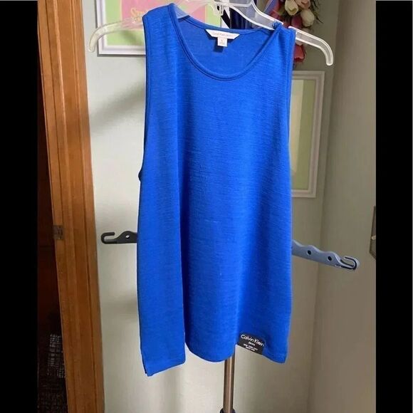 Calvin Klein Jeans Blue Tank Top #76 - Picture 1 of 4